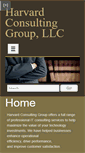 Mobile Screenshot of harvardconsultinggroup.net