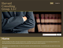 Tablet Screenshot of harvardconsultinggroup.net